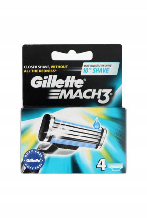 Wkłady do maszynek Gillette Mach3 Gillette 4 szt.