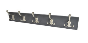 Wieszak wiszący na ubrania 70 x 10 cm antracyt
