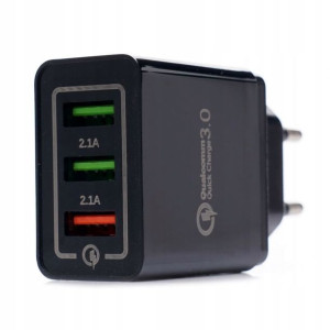 Ładowarka Sieciowa Szybka Quick Charge 3.0 3xusb