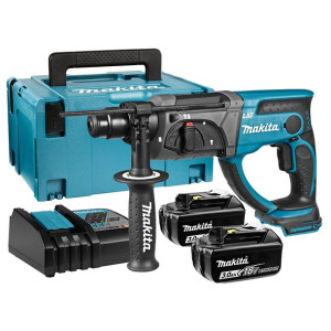 Młotowiertarka Akumulatorowa Makita Dhr202rfj Sds-plus 1,99j 18,0v 2x3.0ah