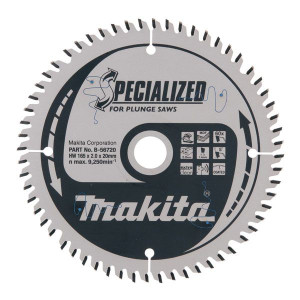 Piła Tarczowa Do Drewna 'makita B-56720' Specialized 165mm X 20 X 60z