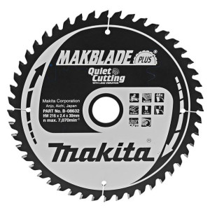 Piła Tarczowa Do Drewna Makita B-08632 'makblade Plus' 216mm X 30 X 48zęb