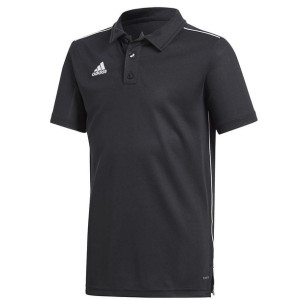 Koszulka adidas Polo Core 18 Y CE9038 - CZARNY; 140 CM