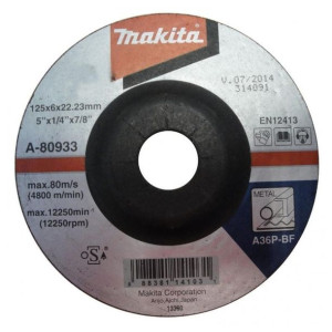 Tarcza Do Szlifowania Metalu 'makita A-80933' 125 X 6 X 22mm