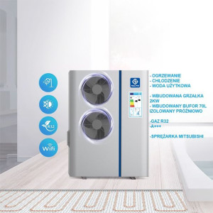 Pompa ciepła New energy NL-B245II/R32 8,5 kW