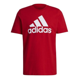 Koszulka adidas Essentials T-shirt GK9124 - CZERWONY; S