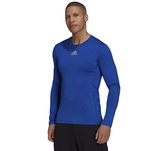 Koszulka adidas TECHFIT LS Top CR H23127 - NIEBIESKI; XXL