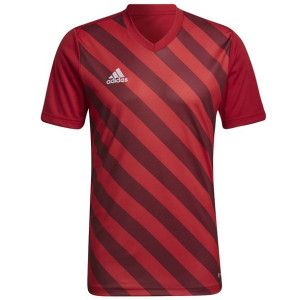 Koszulka adidas ENTRADA 22 GFX JSY HB0572 - CZERWONY; XXL