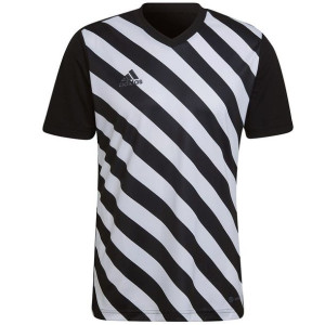 Koszulka adidas ENTRADA 22 GFX JSY HF0126 - CZARNY; L