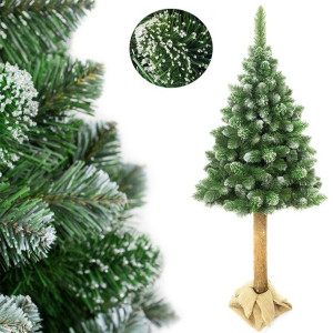Sosna diamentowa 220cm Eco choinka sztuczna na naturalnym pniu