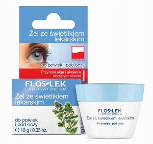 Żel ze świetlikiem lekarskim do powiek i pod oczy 10g (słoiczek)