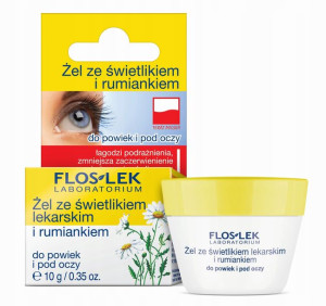 Żel ze świetlikiem lekarskim i rumiankiem do powiek i pod oczy 10g (słoik)