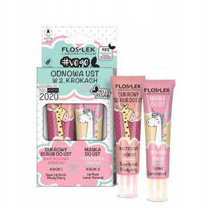 Odnowa Ust W 2 Krokach (cukrowy Scrub Nastrojowy Wisniowy+ Maska Do Ust Cyt