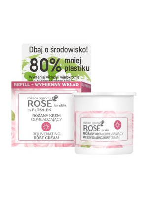 Rose For Skin Różane Ogrody Różany Krem Odmładzający Na Dzień [refill]