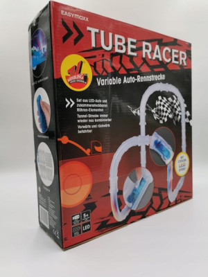 Tor wyścigowy Easymaxx Tube Racer z efektem Led