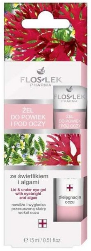 Żel do powiek i pod oczy ze świetlikiem i algami 15ml (tubka)