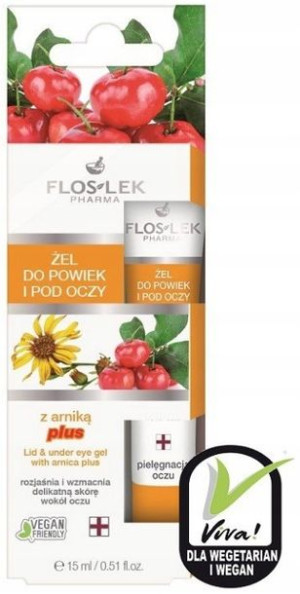 ARNIKA Żel do powiek i pod oczy z arniką PLUS, 15 ml (tubka)