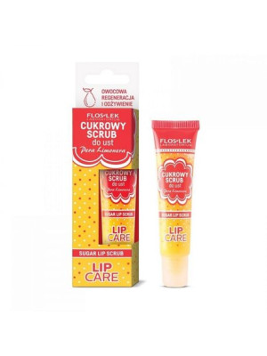 LIP CARE Cukrowy SCRUB do ust Pera Limonera (o aromacie gruszki)