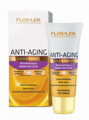 ANTI-AGING - GOLD & ENERGY Rozświetlający krem pod oczy
