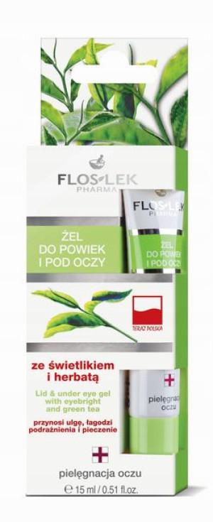 Żel do powiek i pod oczy ze świetlikiem i herbatą 15 ml (tubka)