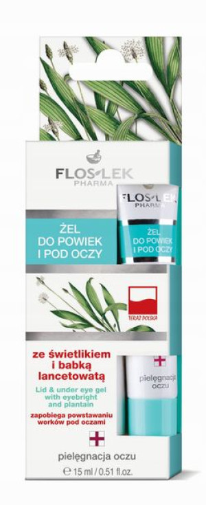 Żel do powiek i pod oczy ze świetlikiem i babką lancetowatą 15 ml (tubka)