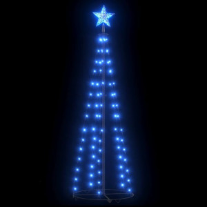 Ozdoba świąteczna w kształcie choinki, 84 LED, 50x150 cm