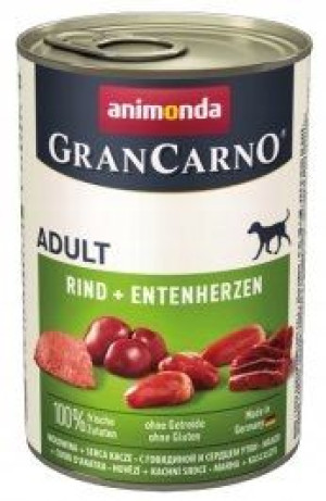 Animonda GranCarno Adult Wołowina Serca kacze 400g