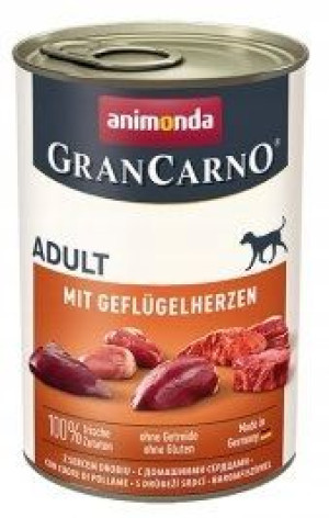 Animonda GranCarno Adult Drobiowe serca 400g