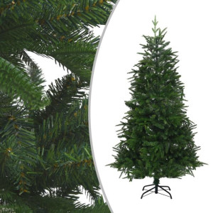 Sztuczna choinka, zielona, 210 cm, PVC i PE