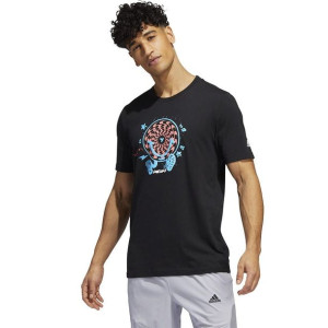 Koszulka adidas Trae Illusion HF8464 - CZARNY; M