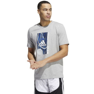 Koszulka adidas Badge of Sport Courts Tee HK6726 - SZARY; S