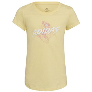 Koszulka adidas 3 BAR G Tee HL1619 - BEŻOWY; 140 CM