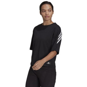 Koszulka adidas FI 3 Stripes Tee HE0308 - CZARNY; S