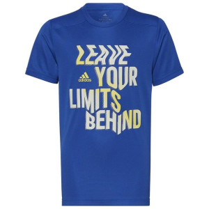 Koszulka adidas Hiit Slog Tee HG2051 - NIEBIESKI; 152 CM