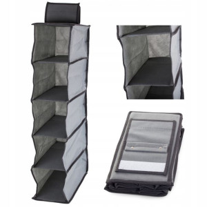 Organizer Do Szafy Wisząca Półka Z 5 Półkami 70cm