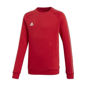 Bluza adidas CORE 18 SW Top Y CV3970 - CZERWONY; 128 CM
