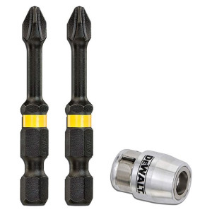 Komplet Końcówek 'dewalt' 2 X Ph2x50mm + Głowica Magnetyczna
