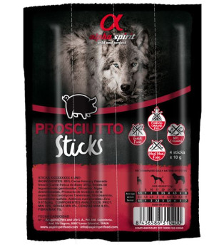 ALPHA SPIRIT Czteropak paluszków PROSCIUTTO 40g
