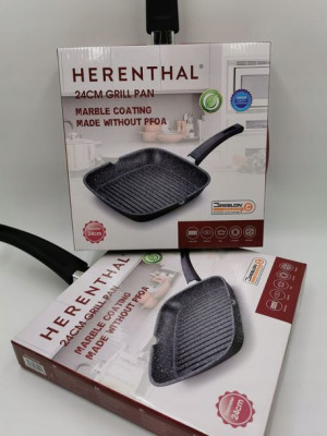 Patelnia grillowa Herenthal HT-CAG24M czarna 24 cm