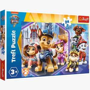 PUZZLE MAXI 24 Bohaterowie na straży Psi Pat 14343 Trefl