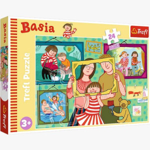 PUZZLE MAXI 24 Basia i jej dzień 14347 Trefl