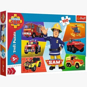PUZZLE 100 Pojazdy Strażaka Sama Strażak Sam 16354 Trefl