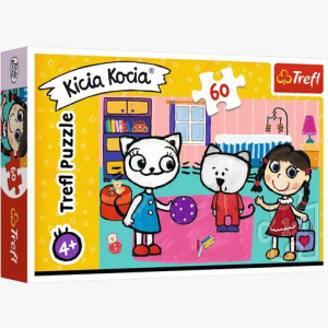 PUZZLE 60 Kicia Kocia z przyjaciółmi 17343 Trefl