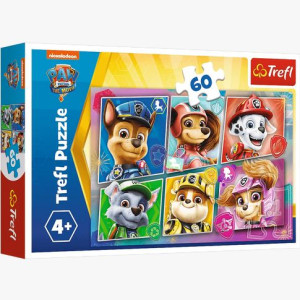 PUZZLE 60 Przyjaciele gotowi do akcji 17368 Trefl