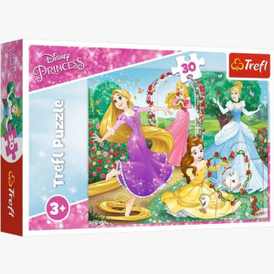 PUZZLE 30 Być księżniczką Princess 18267 Trefl