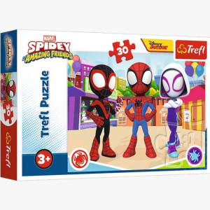 PUZZLE 30 Przygody Spiday'a i przyjaciół 18285 Trefl