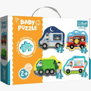 PUZZLE BABY CLASSIC Pojazdy i zawody 36071 Trefl