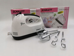 Mikser ręczny SCARLETT HE-133 180 W biały