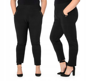 Duże Spodnie Cygaretki 7/8 Damskie 801-2 9XL/10XL