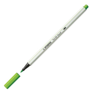 Flamaster STABILO Pen 68 brush zieleń liściowa